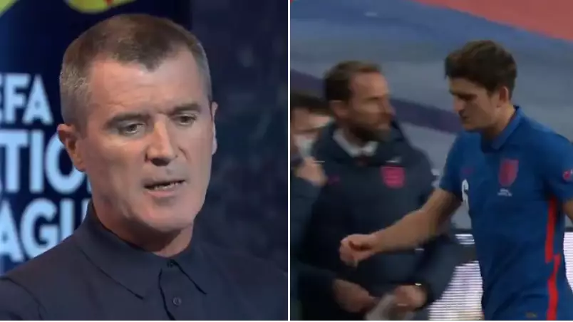Roy Keane Slams Gareth Southgate For Not Consoling Harry Maguire After His Red Card For England