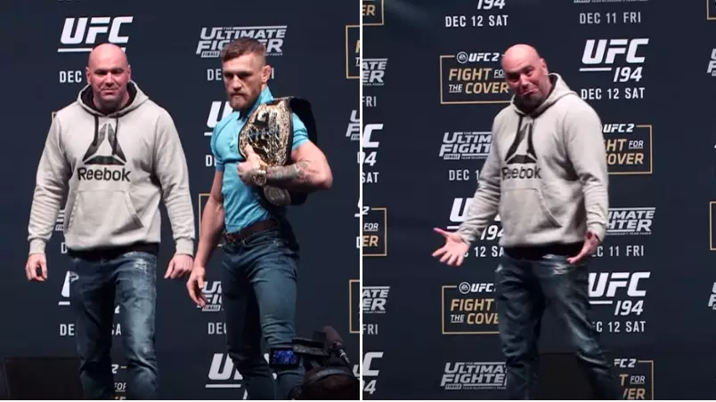 The Incredible Face-Off Between Jose Aldo And Conor McGregor Which Even Surprised Dana White