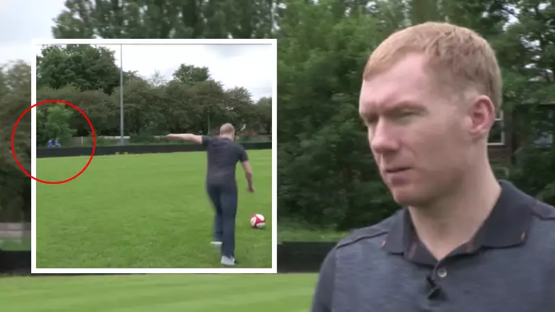 The Time Paul Scholes Got Annoyed At Some Fans Who Were Being Loud During An Interview