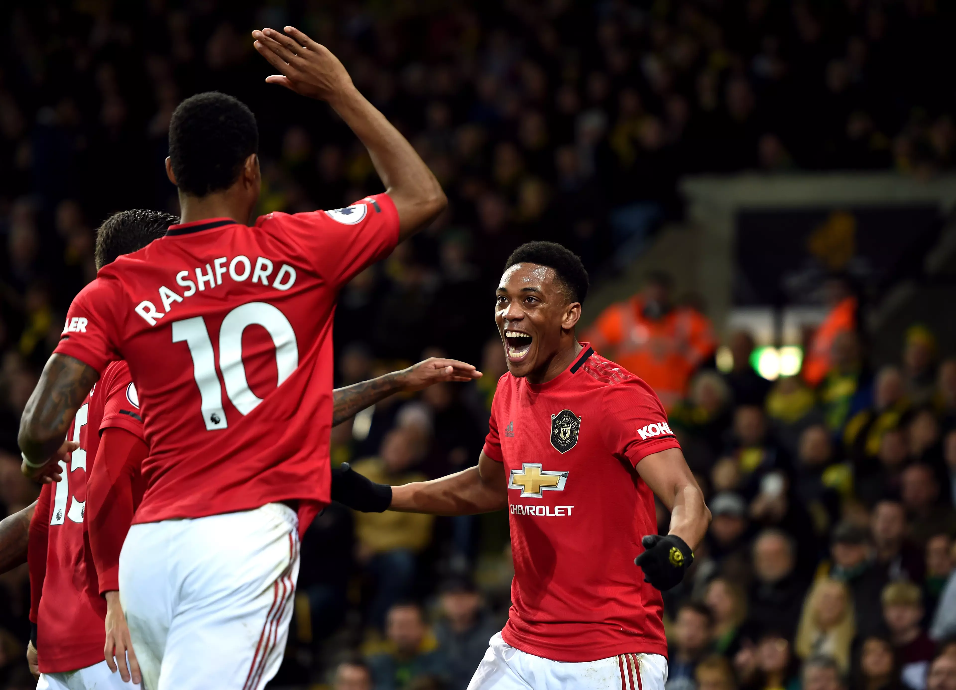 Martial has been in excellent form since his return. Image: PA Images