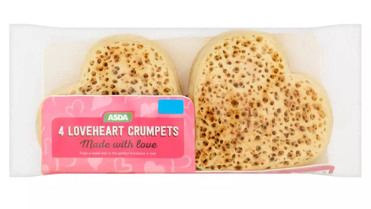 Spread The Love With ASDA's £1 Heart-Shaped Crumpets 