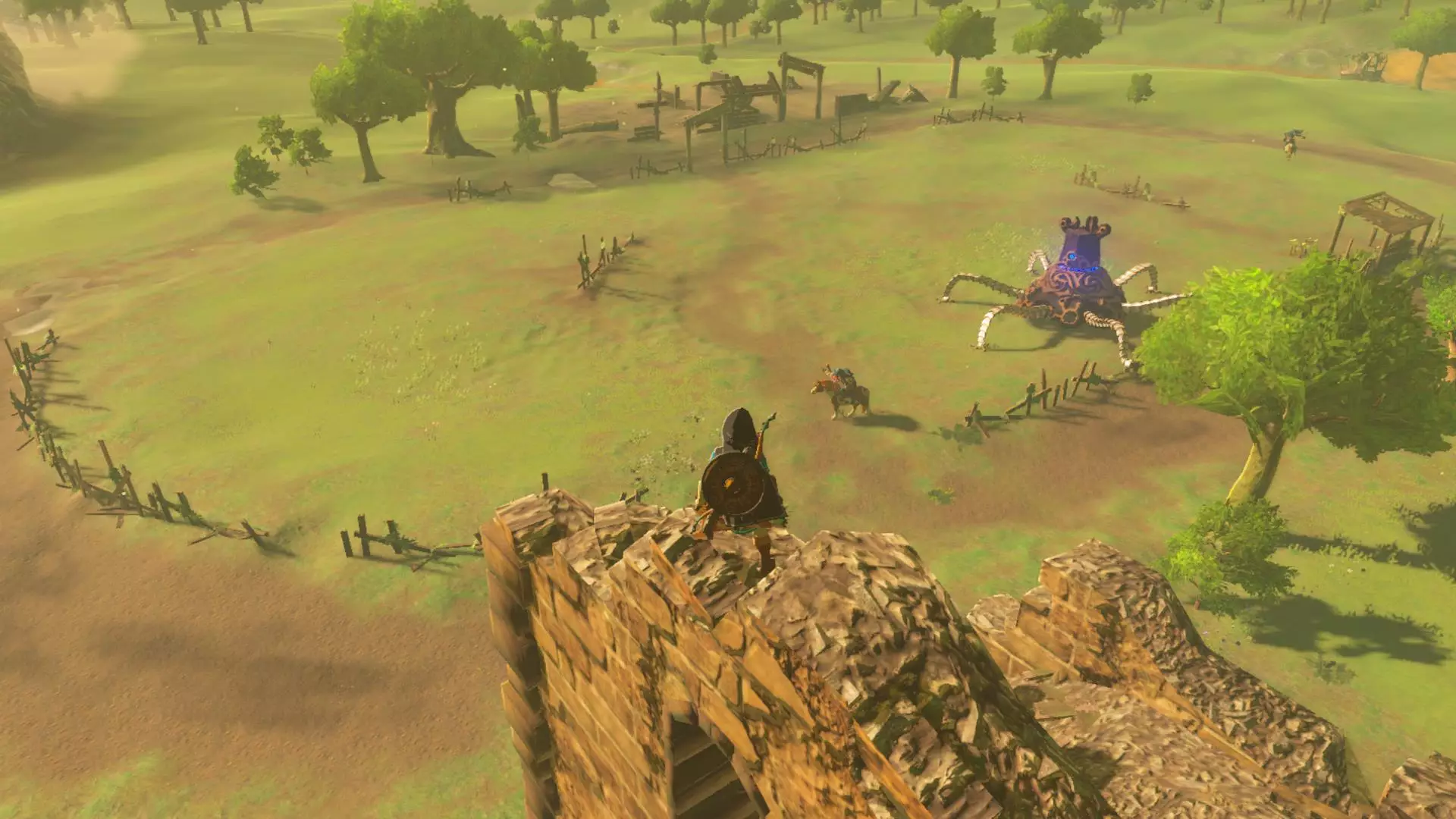 The ruins of Lon Lon Ranch in Breath of the Wild /