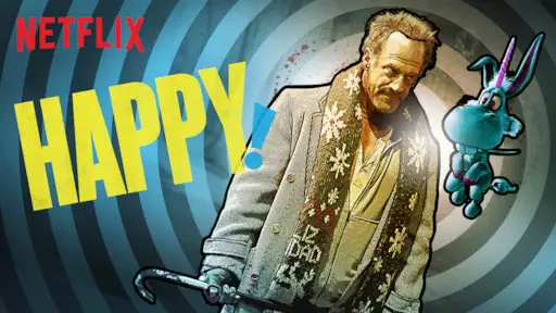 Happy! is as gory as it is funny.