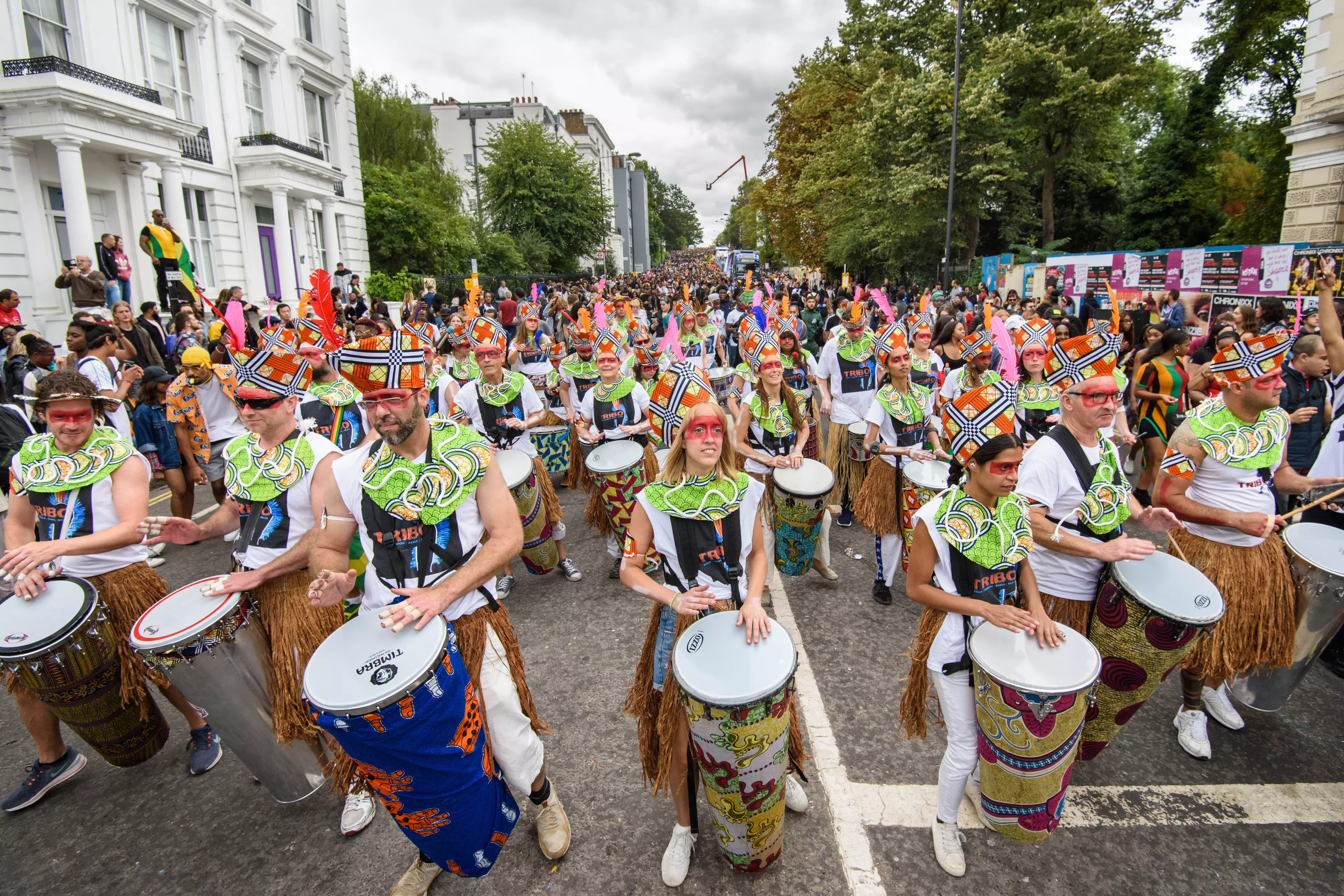 Revellers wanting to make the most of the sun can enjoy Notting Hill Carnival