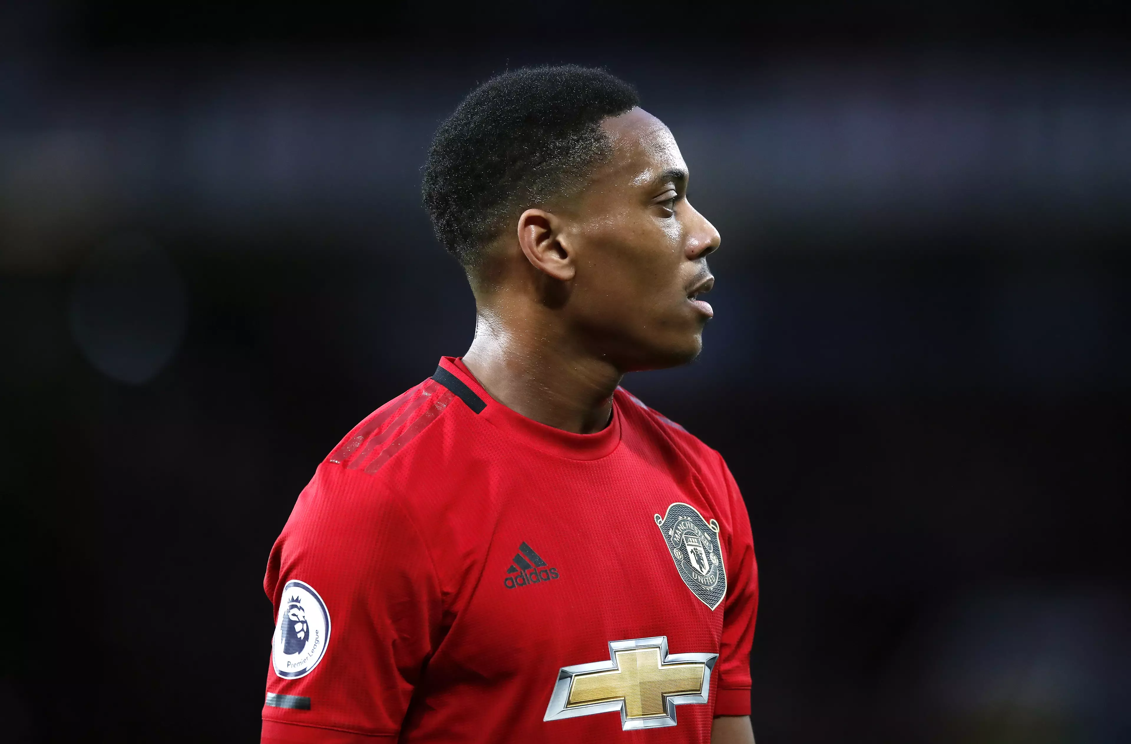 It's been a frustrating time for Martial. Image: PA Images
