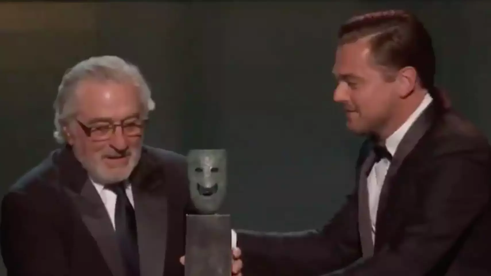 Leonardo DiCaprio Presents Robert De Niro With SAG Lifetime Achievement Award