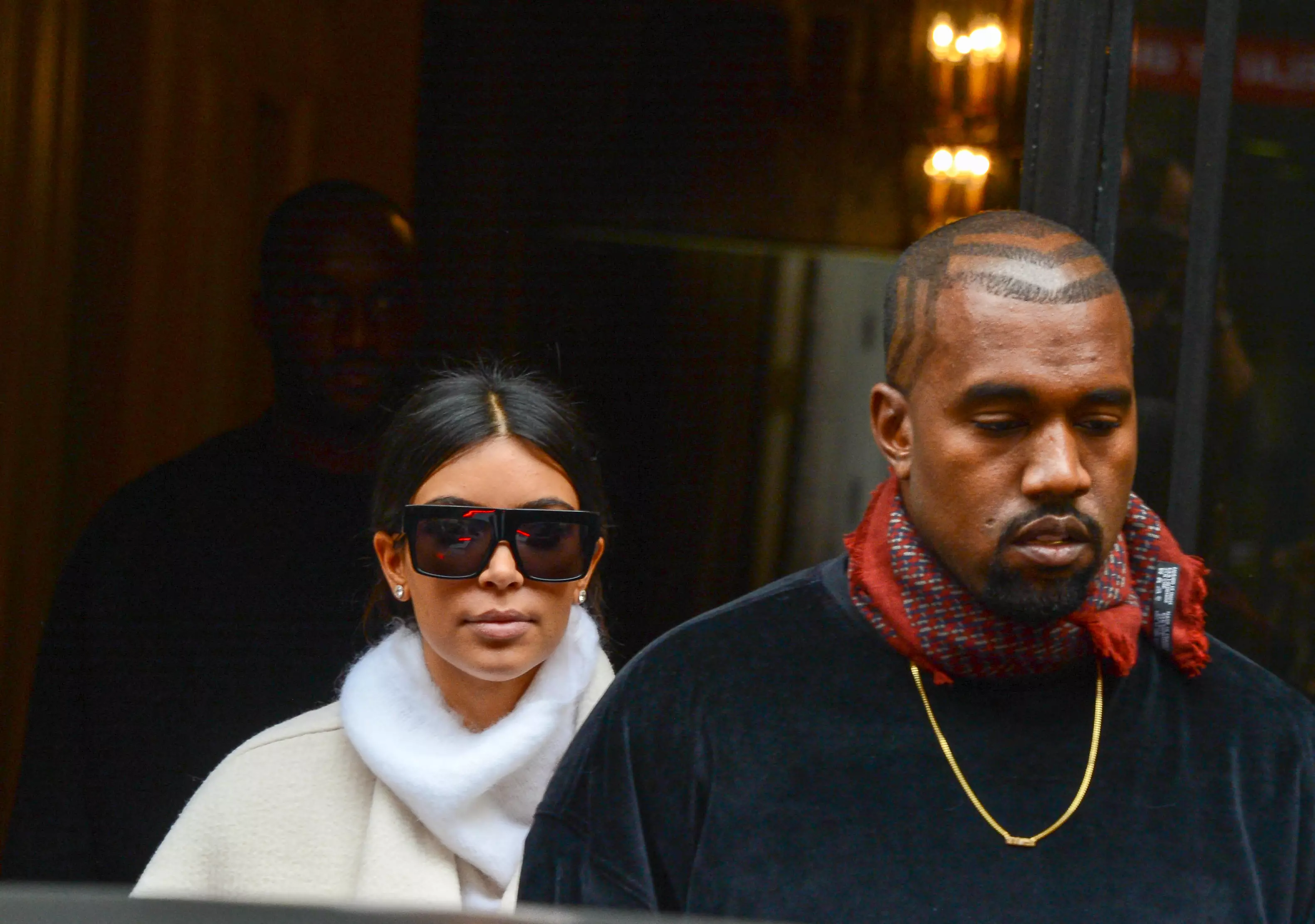 Kim Kardashian and Kanye West in 2014.