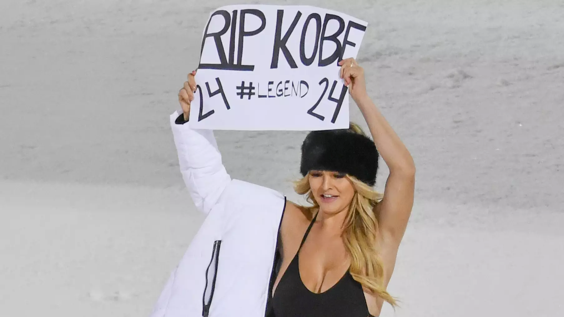 Champions League Final Streaker Strikes Again At Ski World Cup With Kobe Bryant Tribute