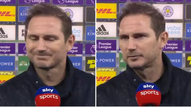 Fans Convinced Frank Lampard Will Get Sacked After Blaming Chelsea Players In Post-Match Interview
