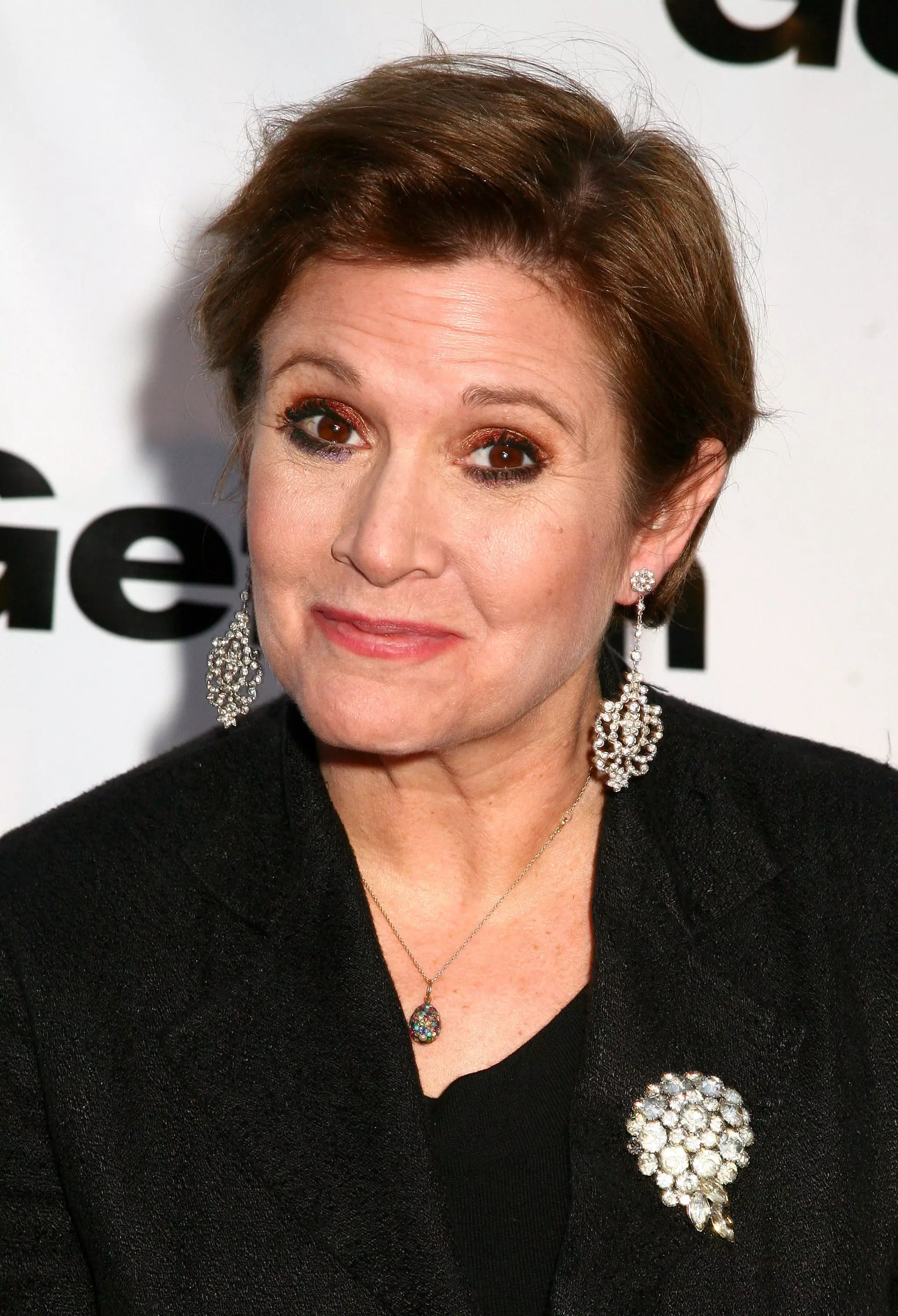 Carrie Fisher was hosting the gathering.