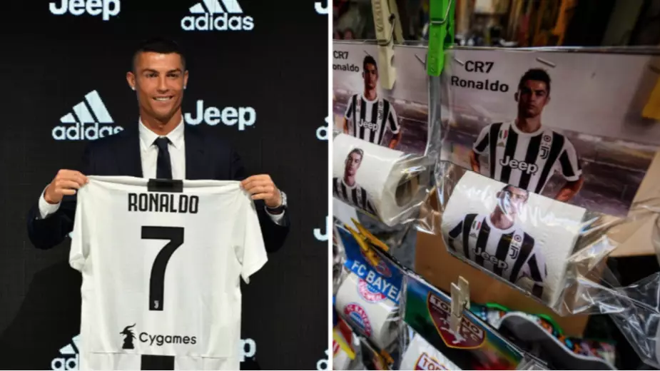 You Can Buy Cristiano Ronaldo Toilet Paper In Naples