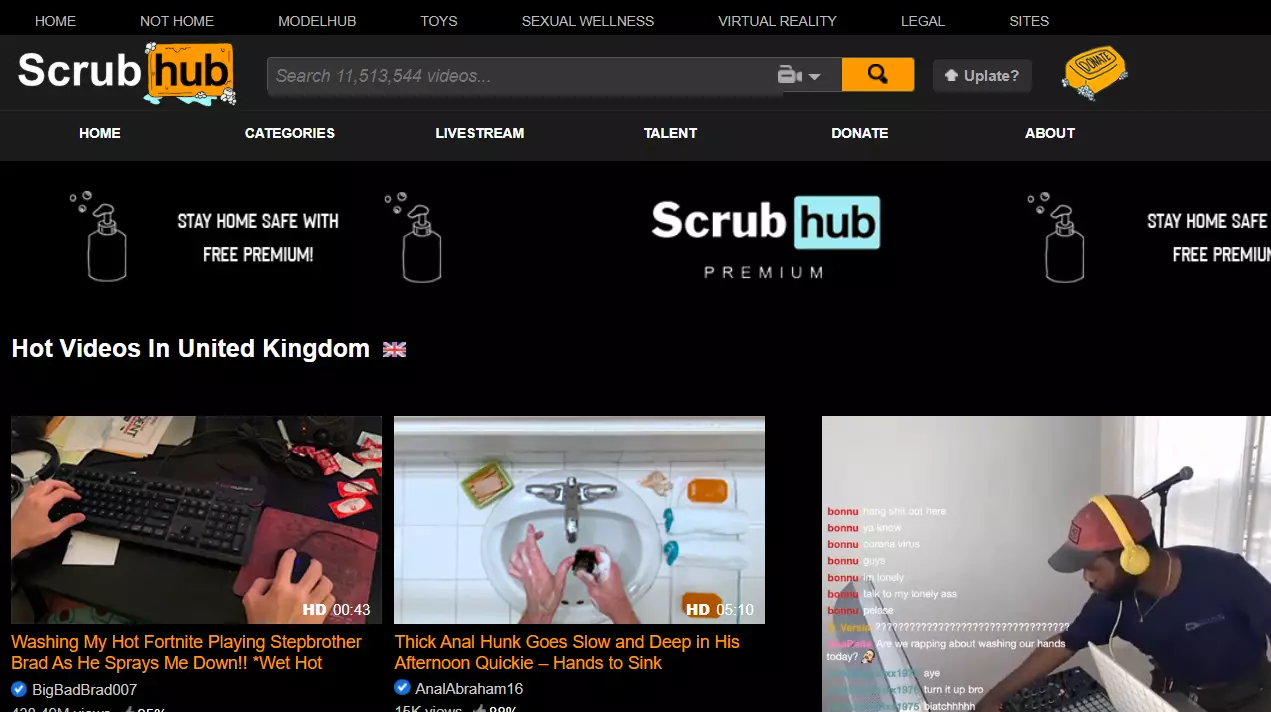 Some of examples of what Scrubhub has to offer.
