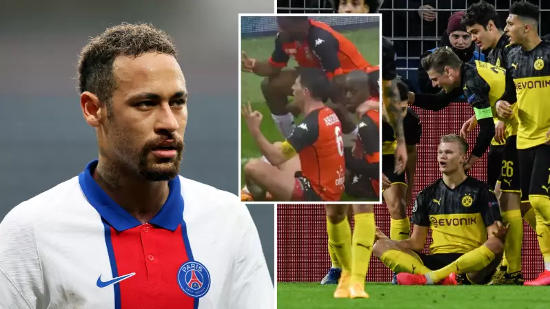 Neymar Fires Back At Borussia Dortmund After They Troll Paris Saint-Germain Over Lorient Defeat