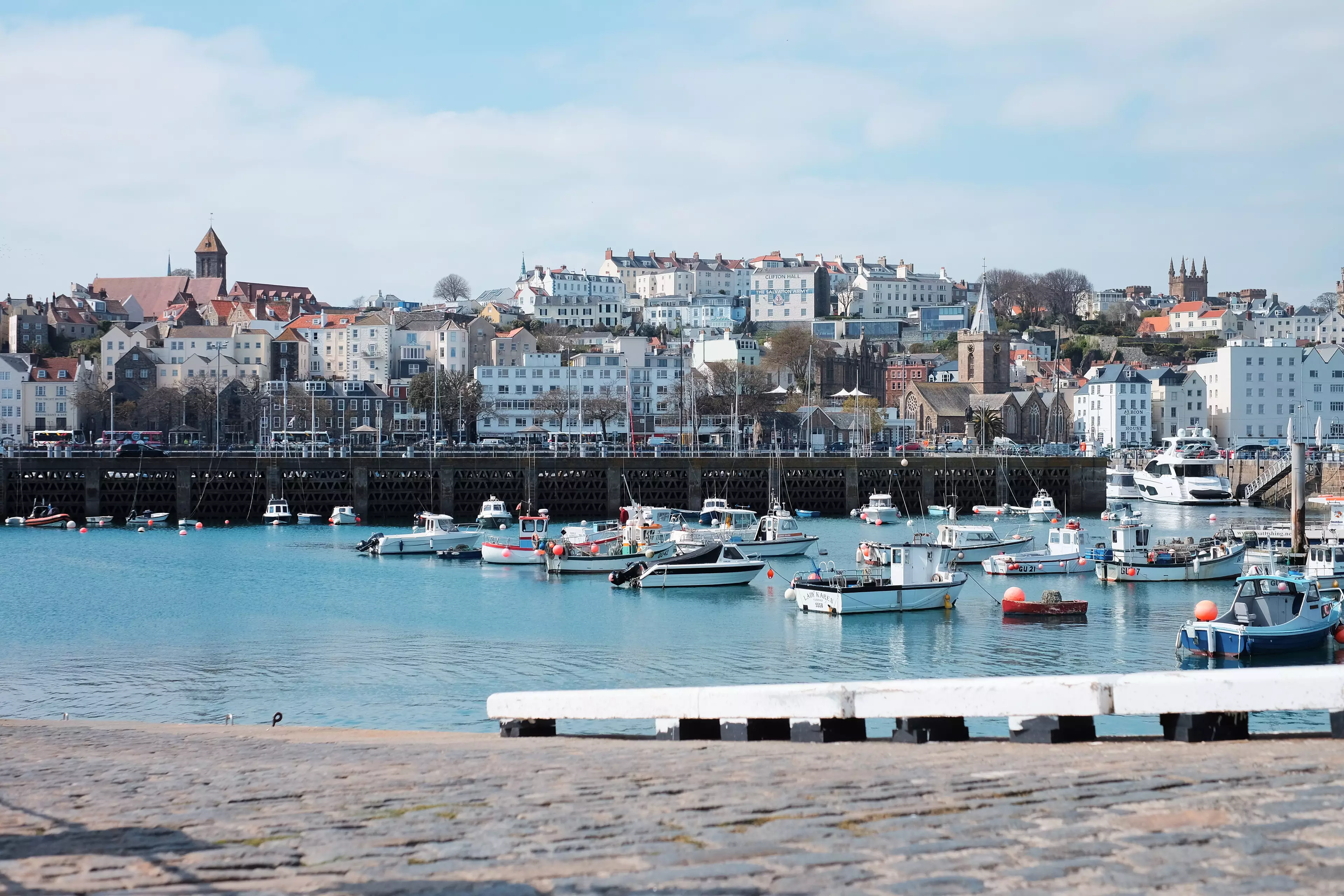 St Peter Port in Guernsey (