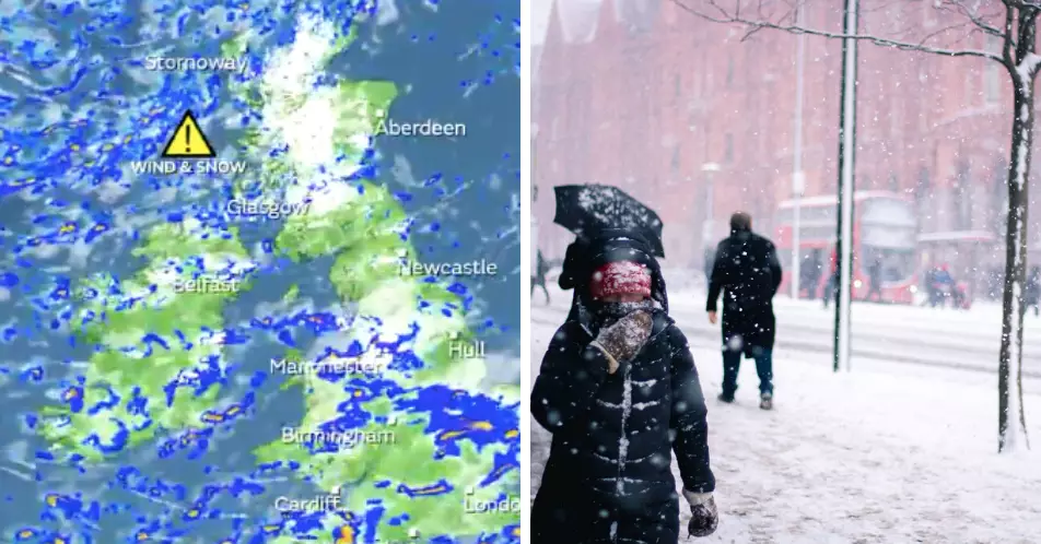 Storm Ciara Will Bring Snow To Major UK Cities Today, Met Office Warns