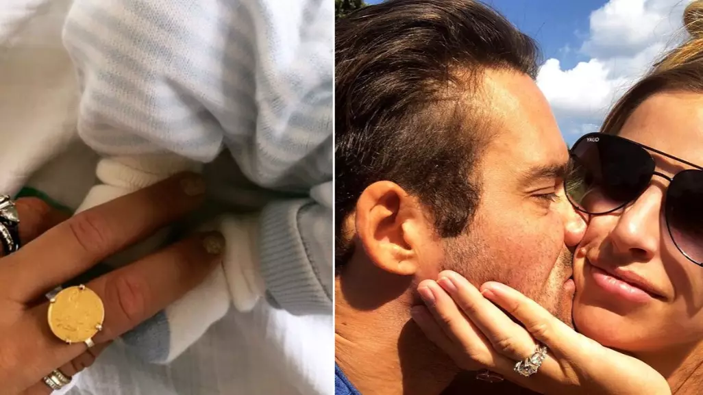 Vogue Williams And Spencer Matthews Announce Birth Of Their Son On Instagram