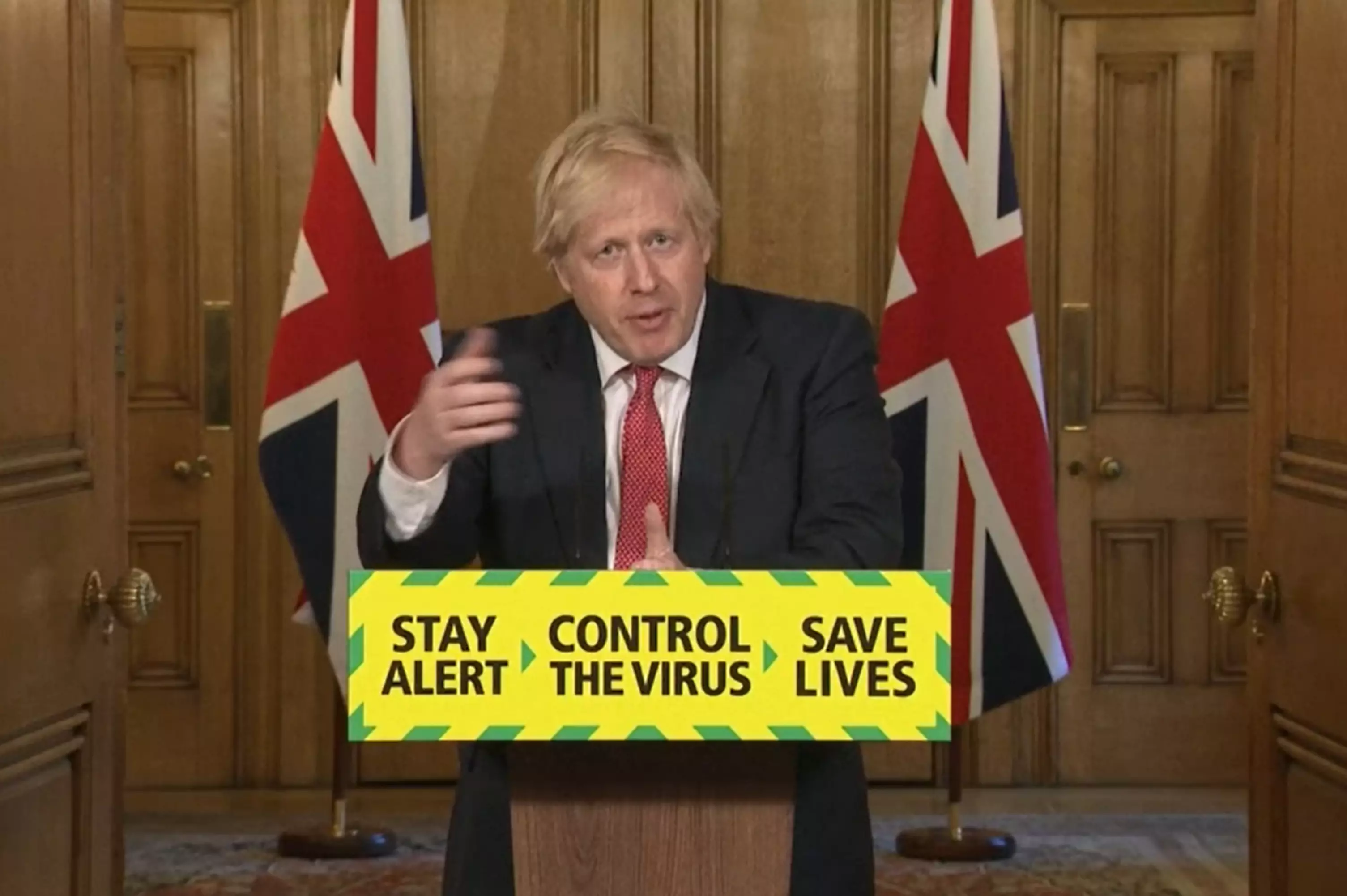 Boris Johnson announced an easing of lockdown measures.