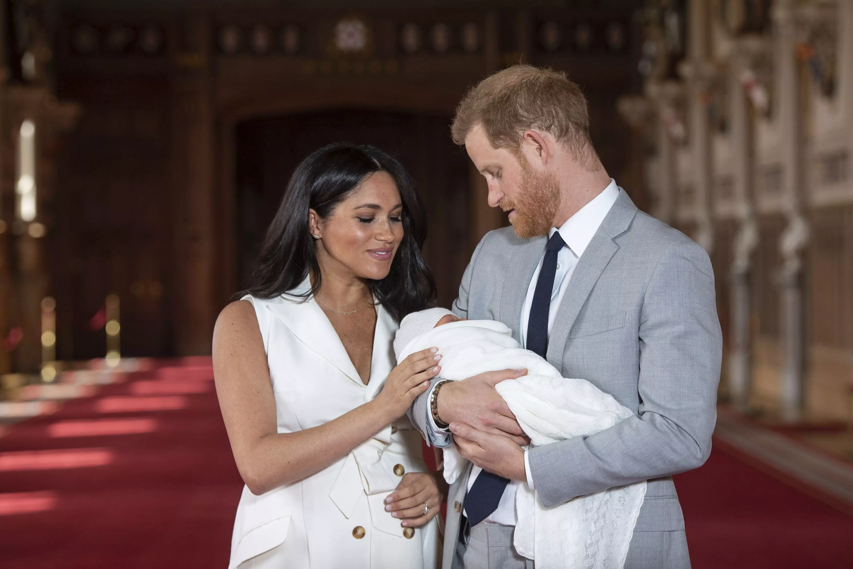 Meghan and Harry share baby Archie (