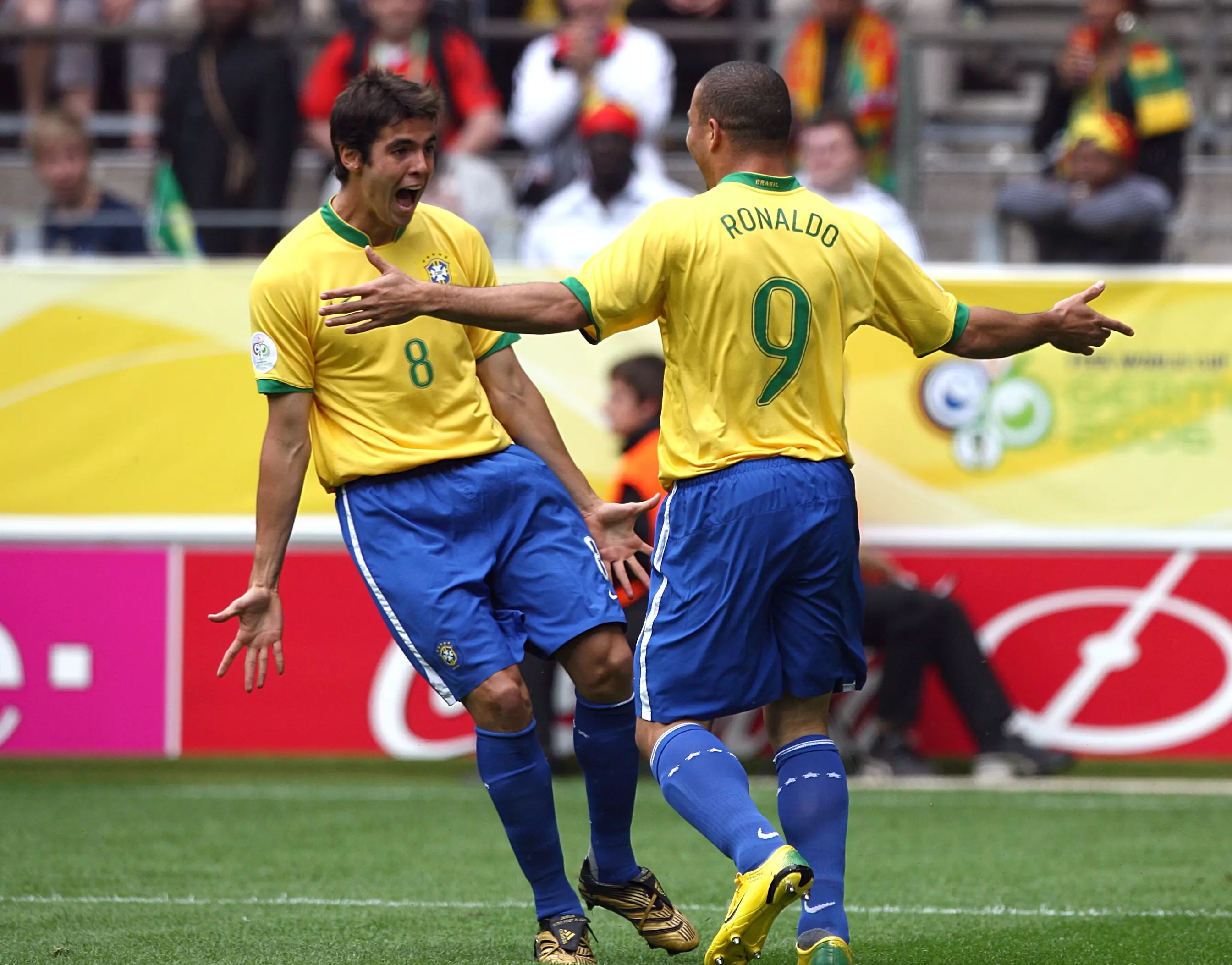Kaka played at two World Cups with Brazil. Image: PA Images