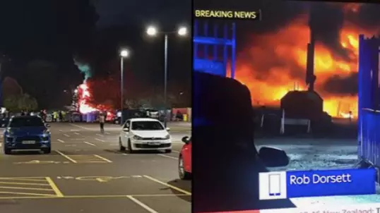 BREAKING: Leicester City's Owner's Helicopter Crashes In Stadium Car Park 