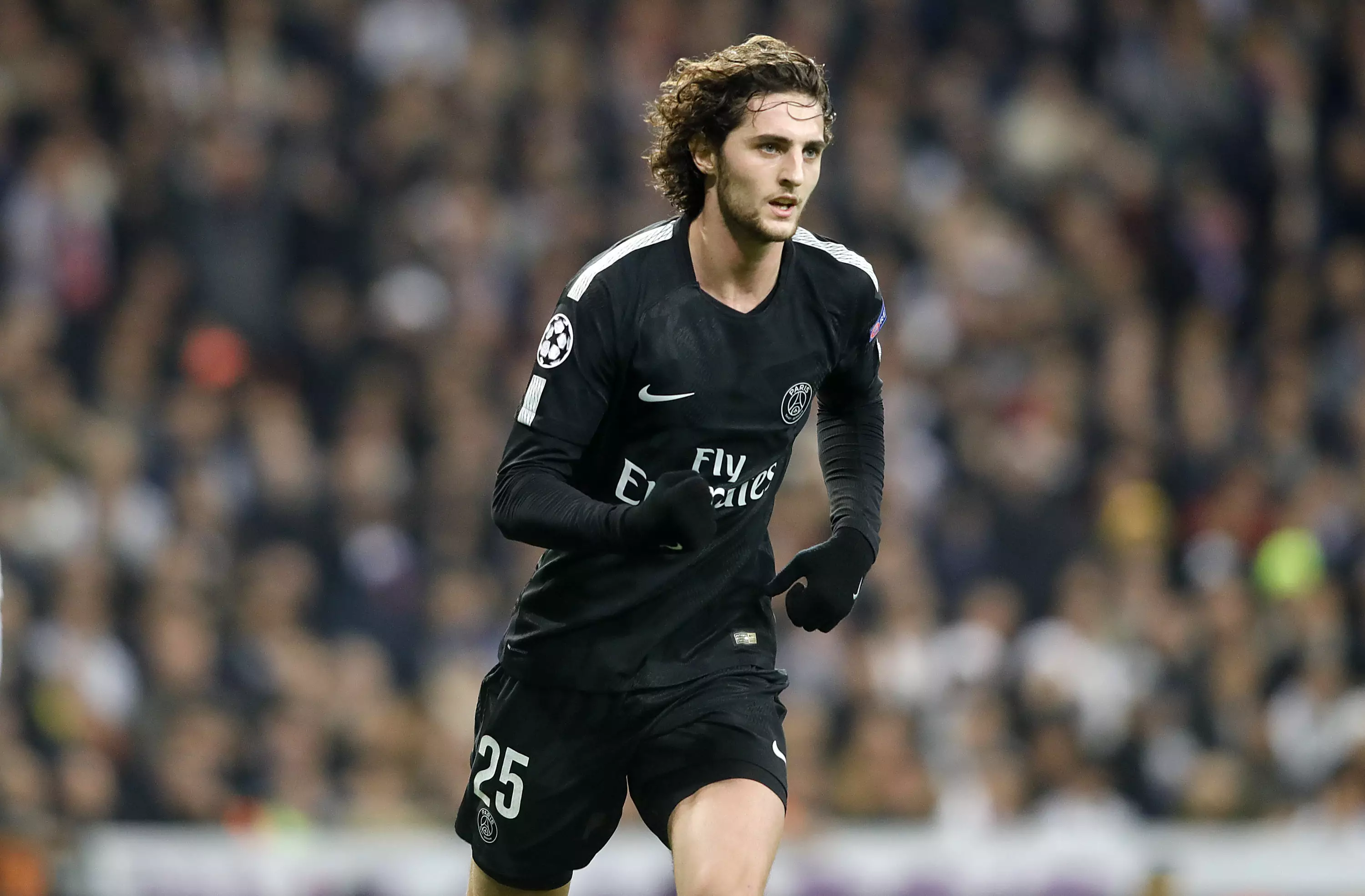 Rabiot it out of contract in the summer. Image: PA Images