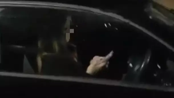 Audi Driver Filmed Using Phone On Motorway With No Hands On The Wheel