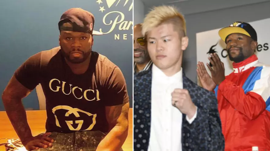 50 Cent Reacts To Floyd Mayweather Canceling His Fight Against Tenshin Nasukawa 