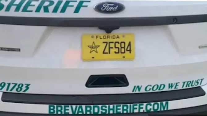 Police Officer Refuses To Remove 'In God We Trust' From Patrol Cars Despite Complaints 