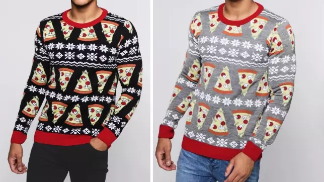 ​Boohoo Is Selling Christmas Jumpers For Pizza Lovers
