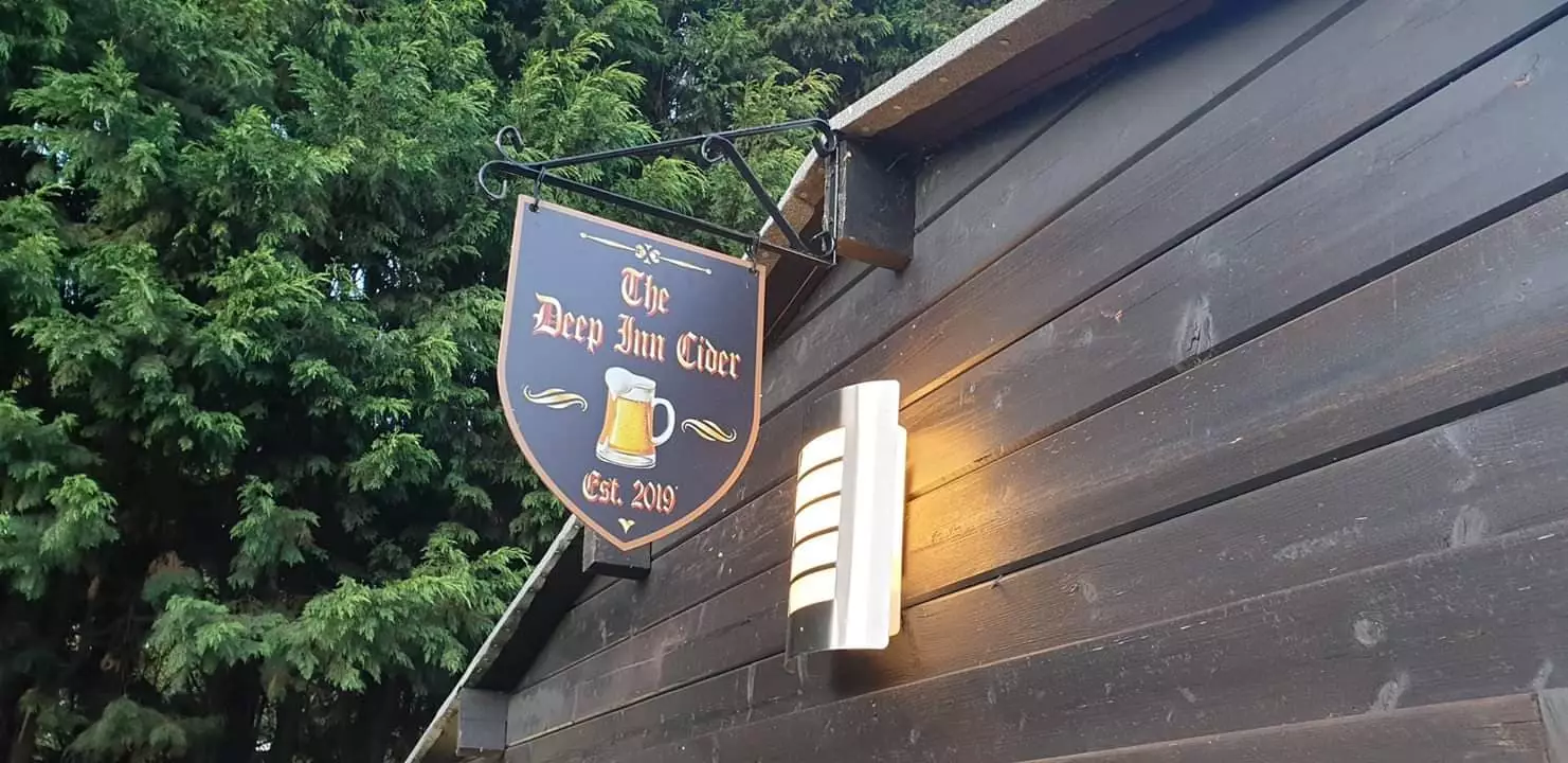 The pub even has a name and sign.