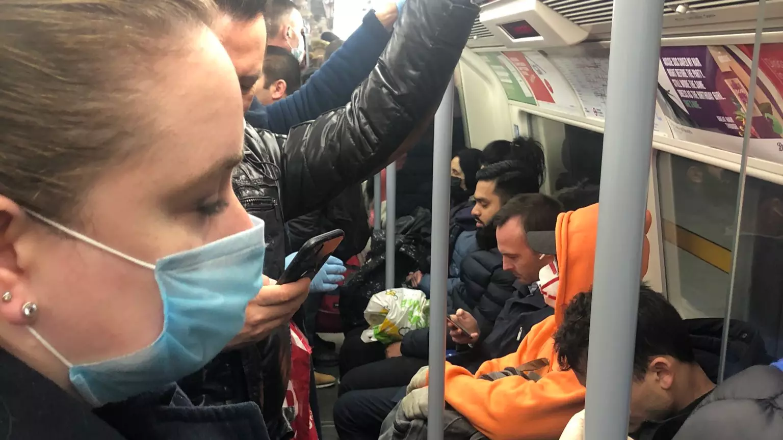 London Rush Hour Trains Still Packed Because Fewer Trains Are Running