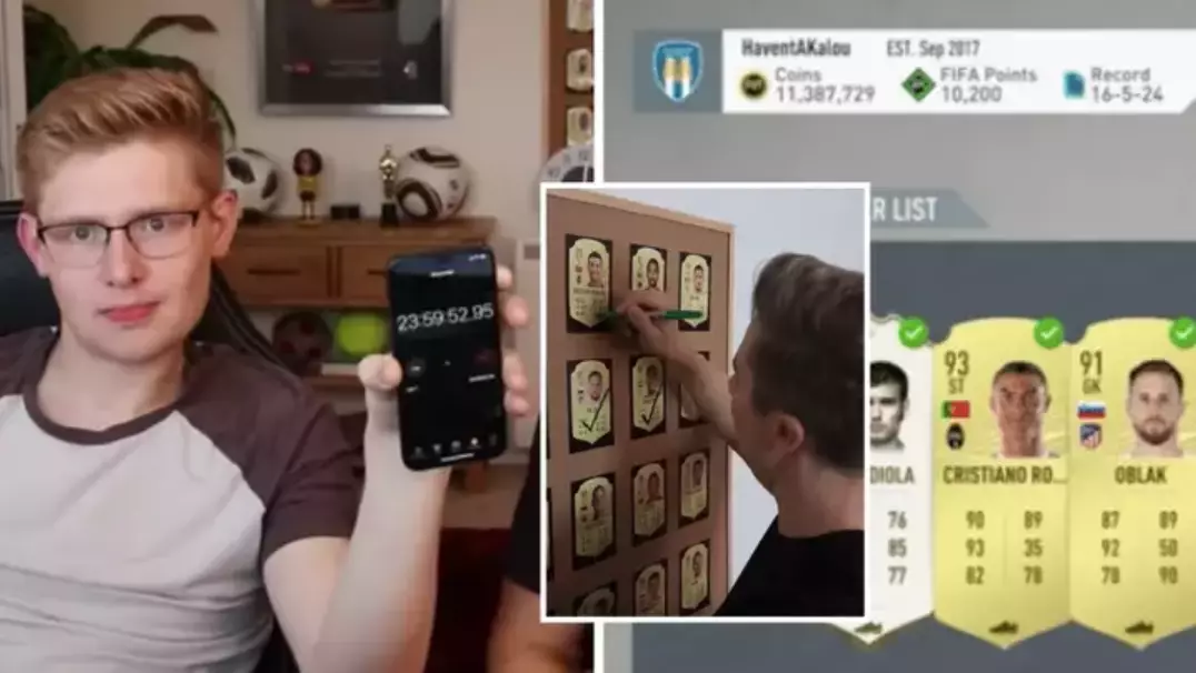 YouTuber Opens FIFA 20 Packs For 24 Hours Straight And Records His Findings