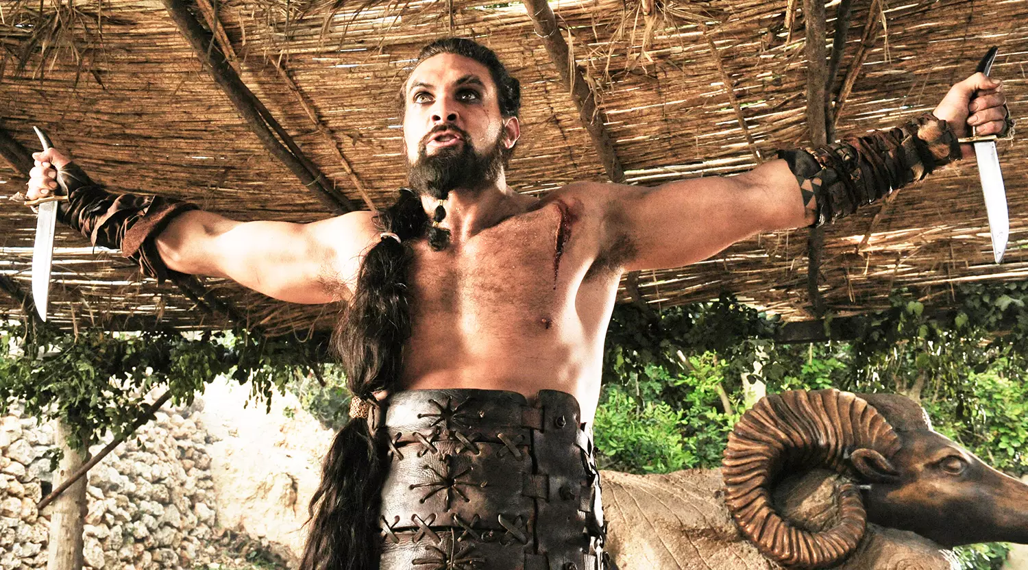 Khal Drogo (Jason Momoa) in 'Game of Thrones'.