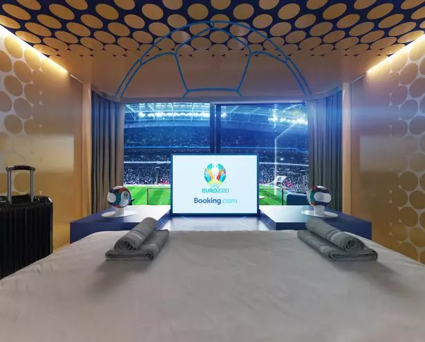 The suite might be the best way to watch the final. Image: Booking.com