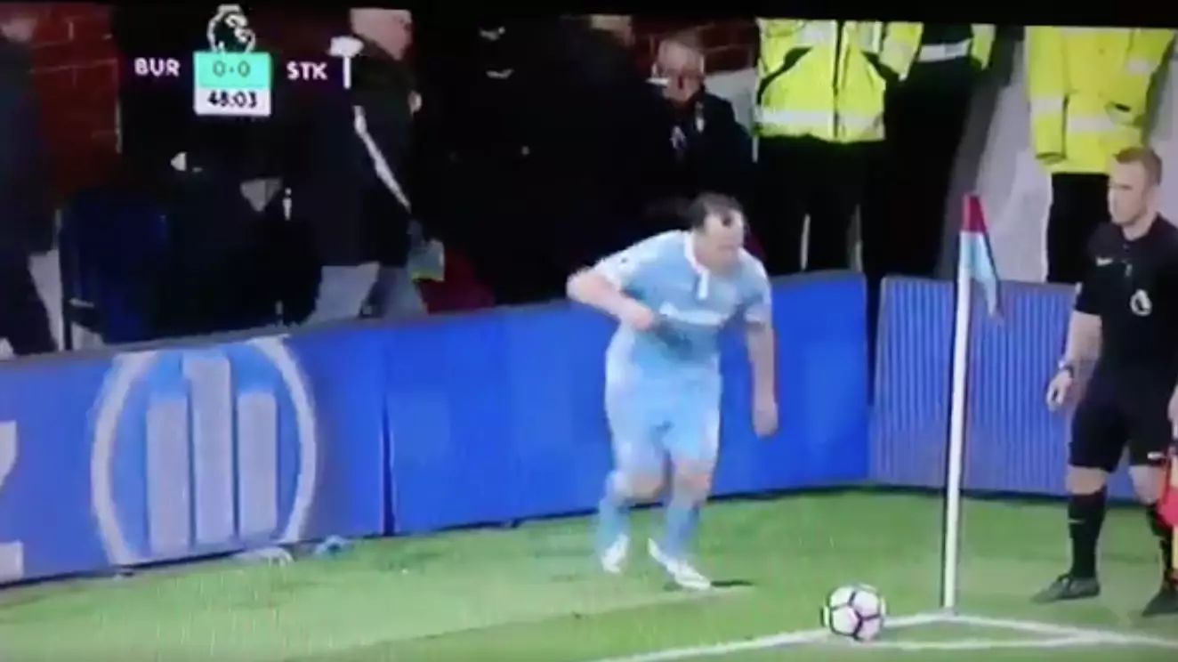 WATCH: Charlie Adam Takes The Worst Corner Of All Time