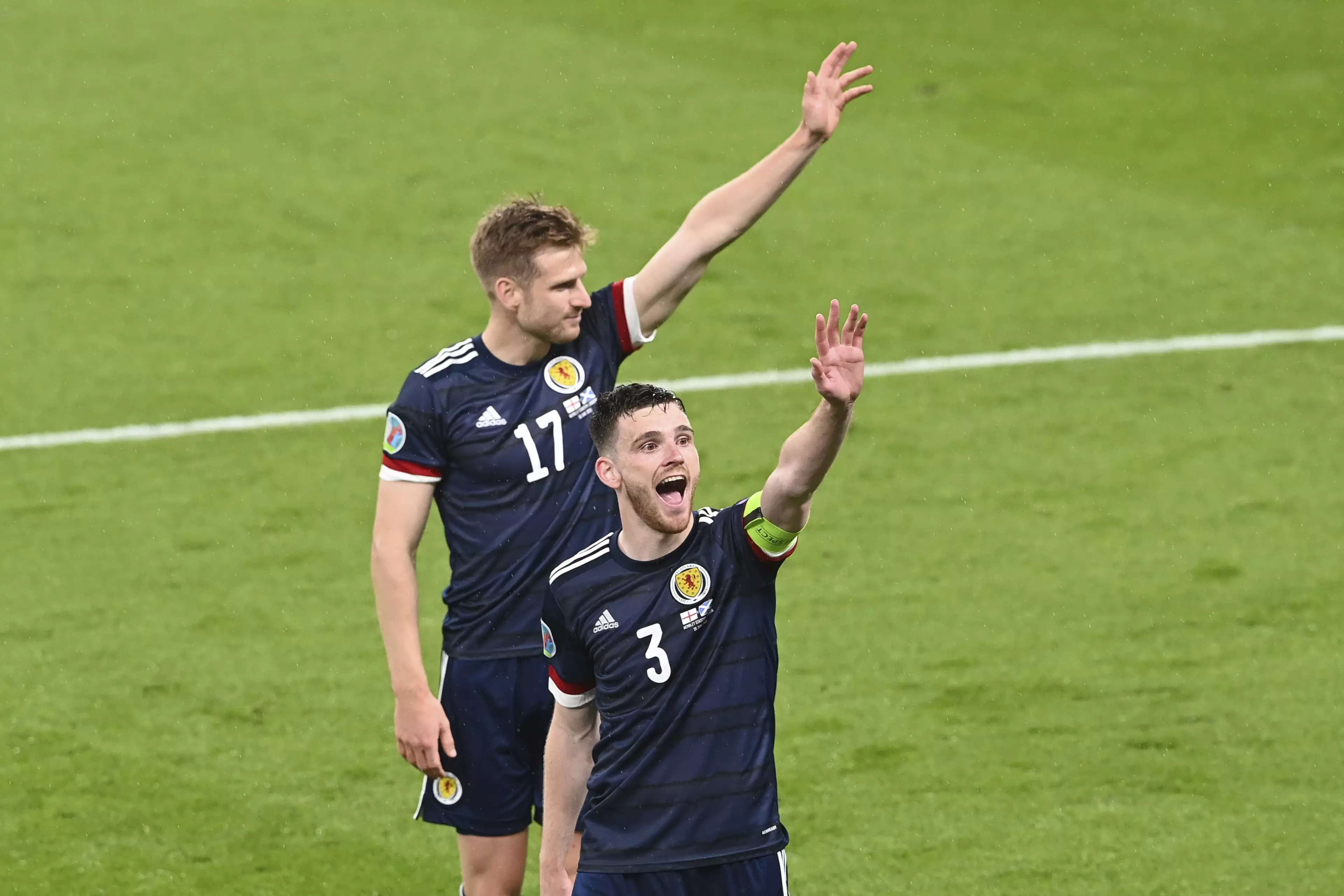 Scotland's chances of winning the tournament are still unsurprisingly slim despite the draw with England. Image: PA Images