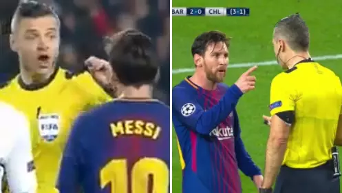What Lionel Messi Said To The Referee Who Told Him To 'Shut Up'