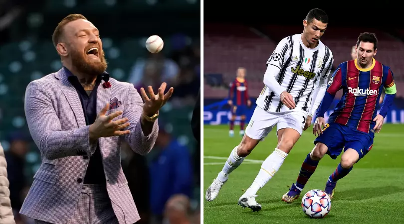 Conor McGregor Claims He's Richer Than Messi And Ronaldo After Embarrassing Baseball Pitch 