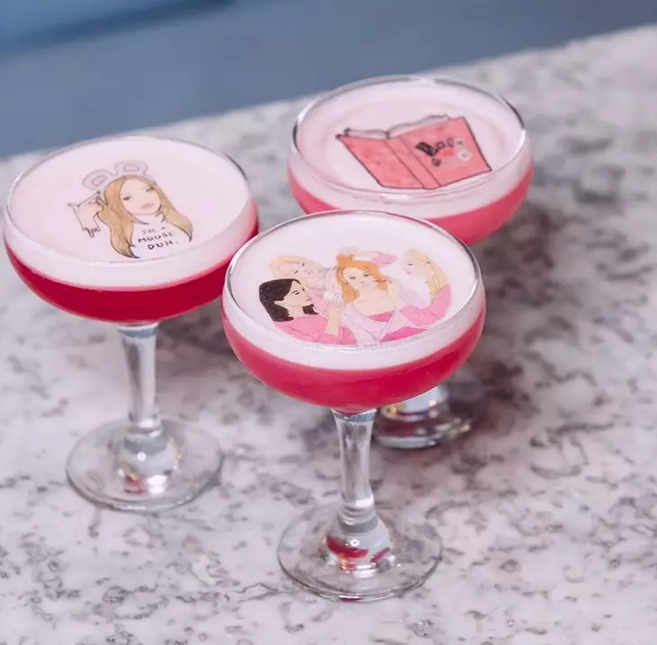 Sip on a candy floss cocktail alongside the 'Mean Girls' themed afternoon tea (