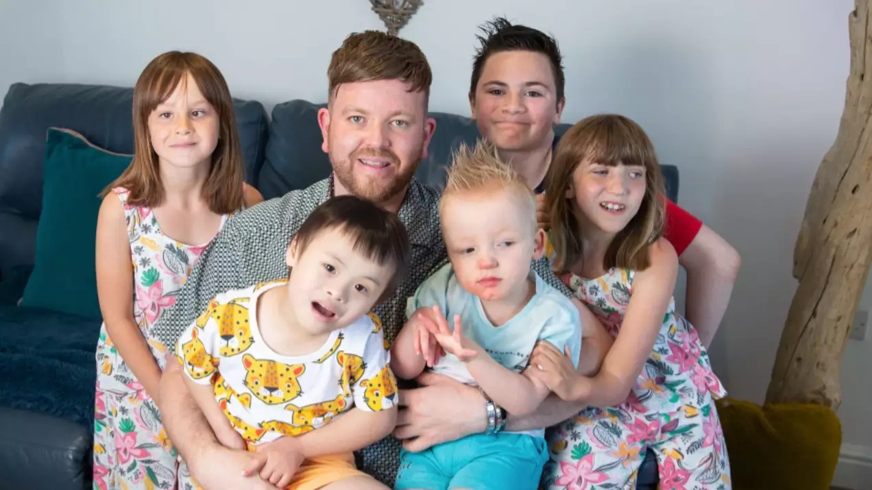Single Dad Adopts Sixth Child With Special Needs After Dedicating Life To Helping Vulnerable Kids
