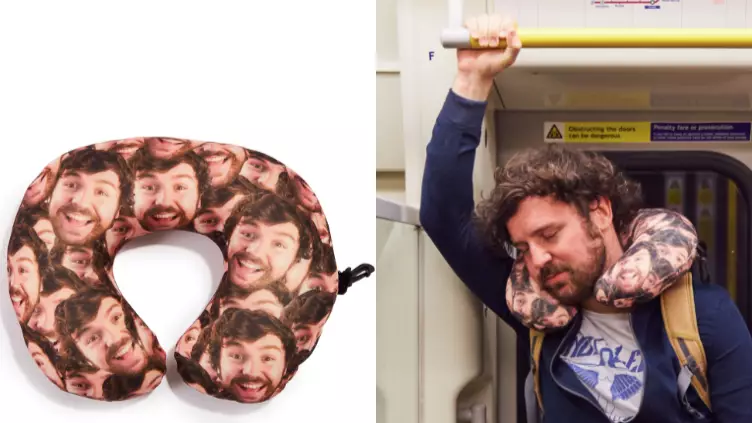 You Can Now Get A Travel Cushion With Your Best Mate's Face On