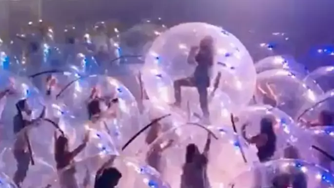 The Flaming Lips Held A Socially Distanced 'Bubble' Gig 