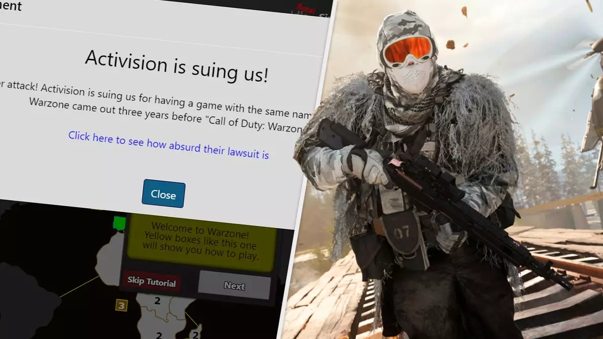 Indie Developer Sued By Activision Over 'Warzone' Starts GoFundMe For Legal Aid