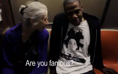 Throwback To When This Old Lady On The Subway Had No Clue Who Jay Z Was