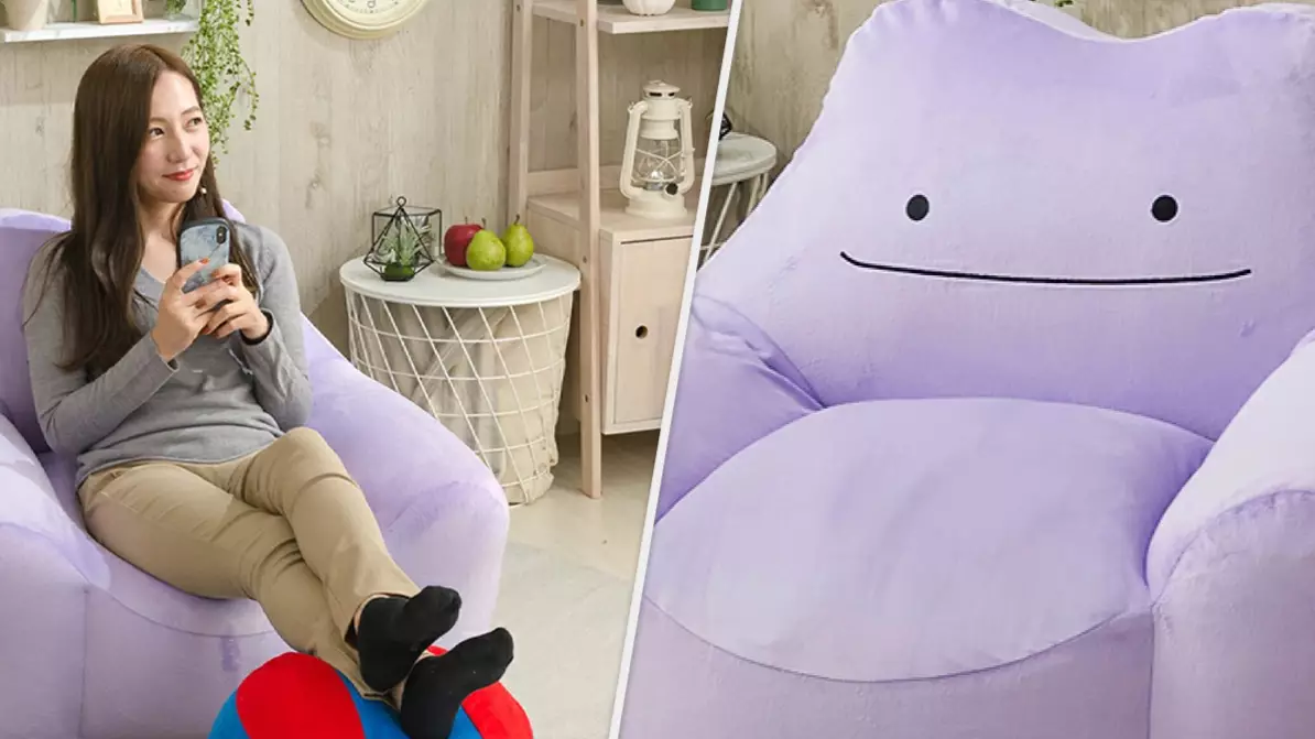 This Pokémon Chair Is Just A Massive Ditto, And I Need It