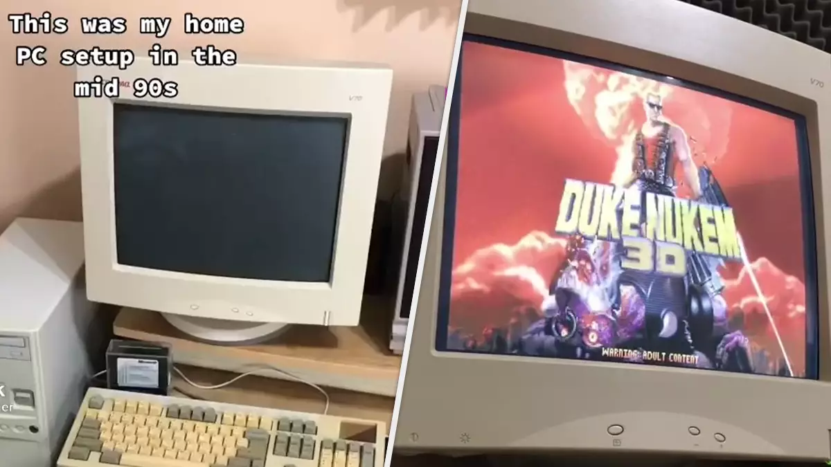 This Windows 95 PC Running 'Duke Nukem 3D' Is The Nostalgia We Crave