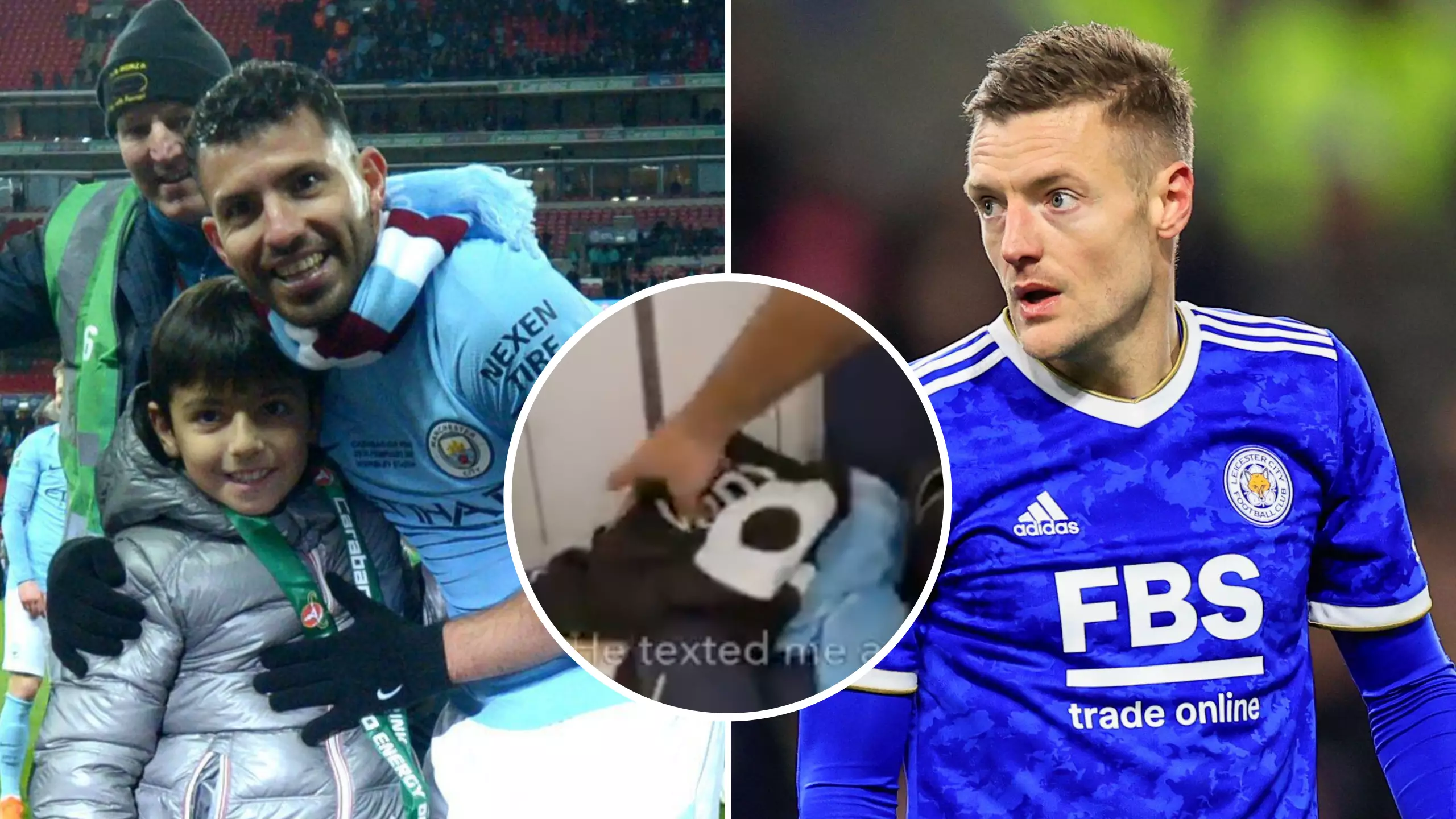 Sergio Aguero's Son Idolises Jamie Vardy Despite Being Born Into Footballing Royalty