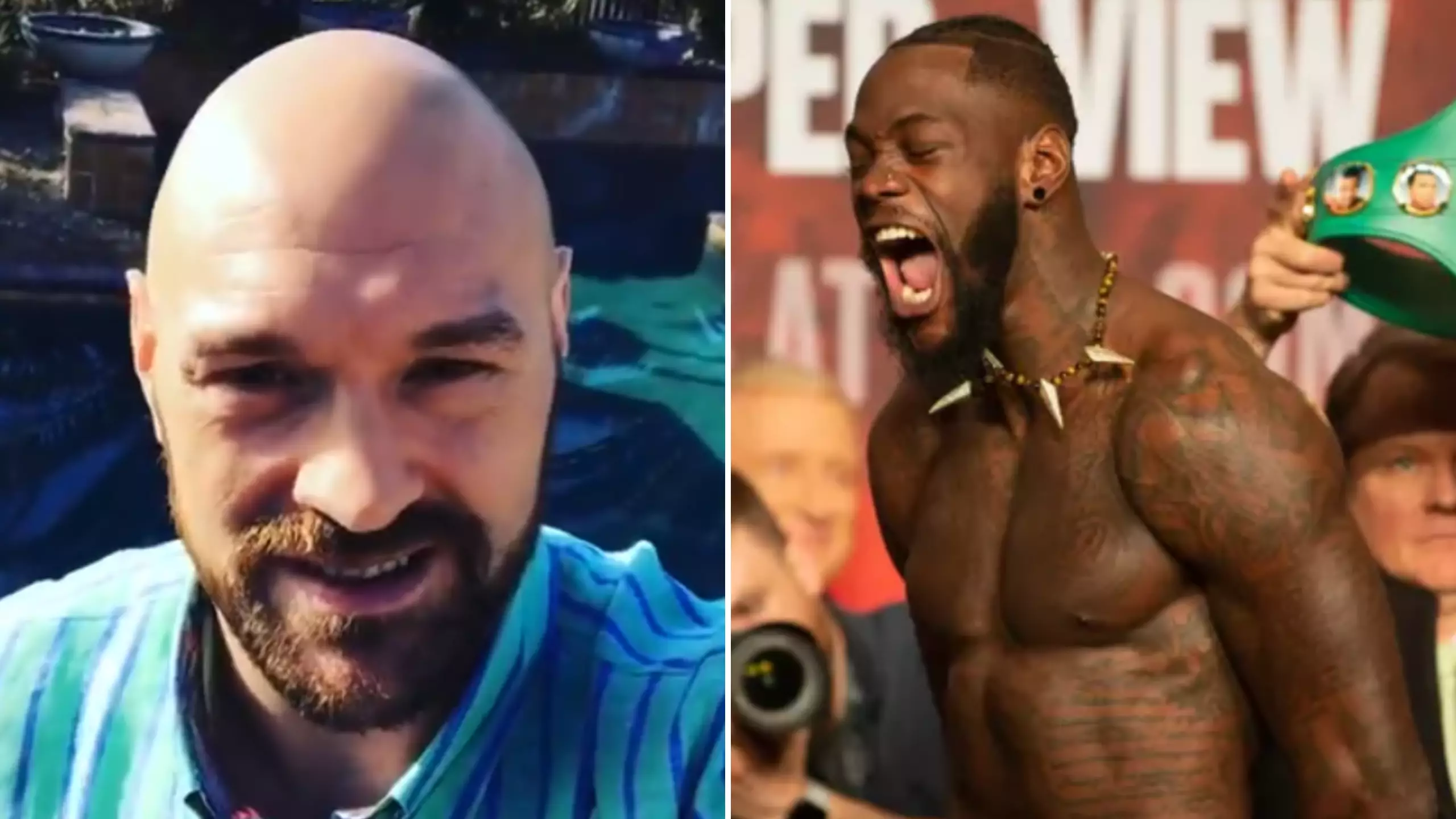 Tyson Fury Sends Deontay Wilder A Message Ahead Of Monday's Press Conference