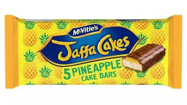 McVitie's Has Released New Pineapple Flavoured Jaffa Cakes And Cake Bars