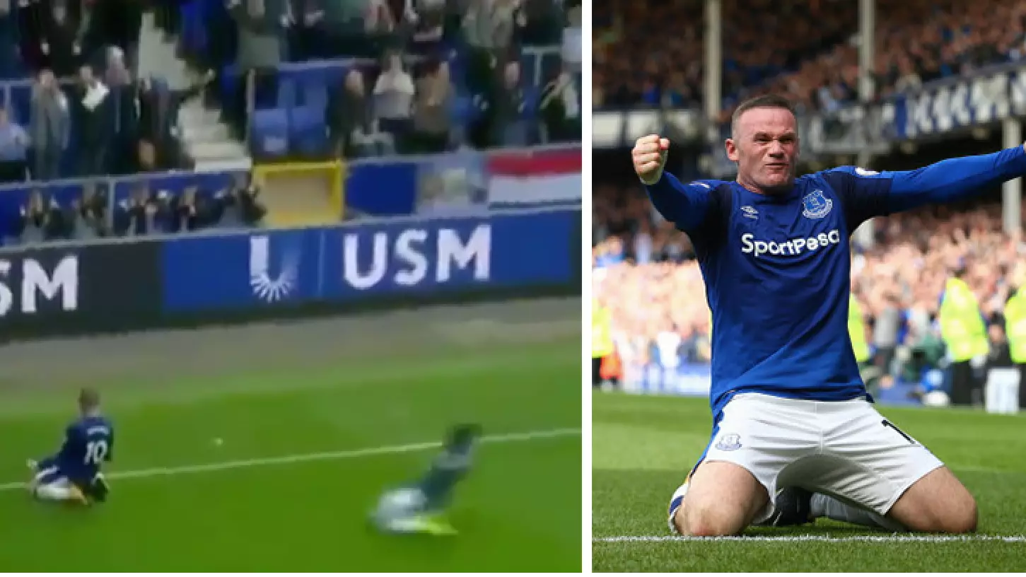 WATCH: Wayne Rooney Scores A Belter On His Second Everton Debut